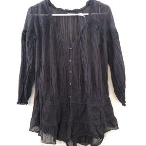 Long sleeve flowy top